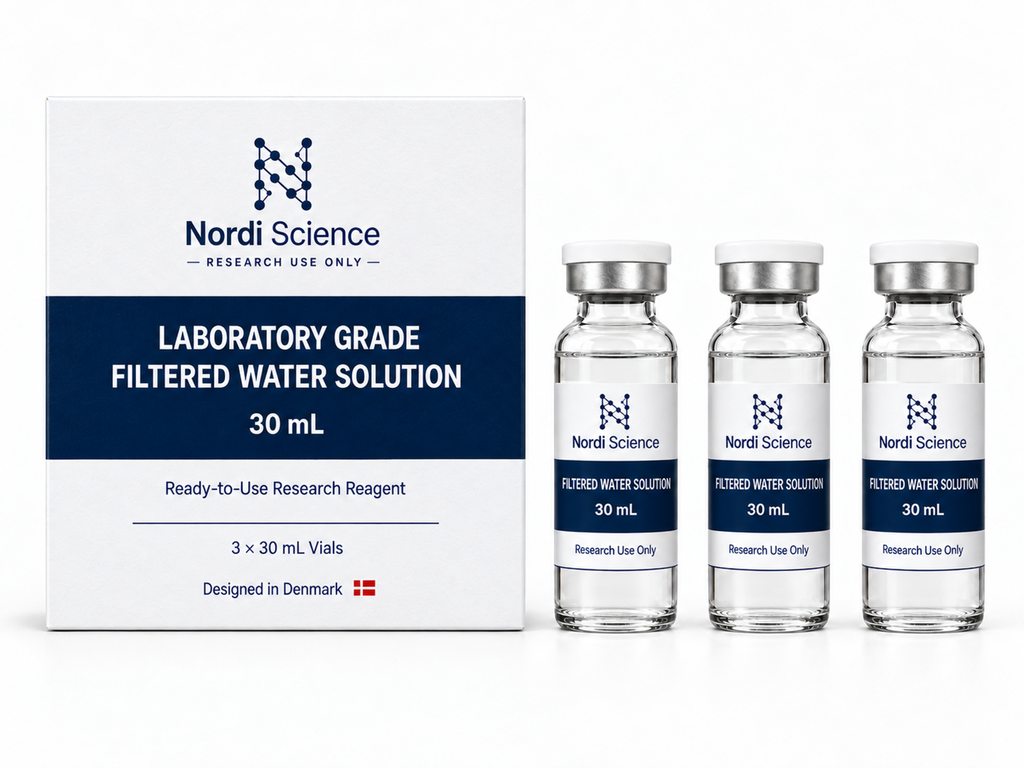 Nordi Science Premium Research Water, 30mL Bottles, Pack of 3, Research Use Only