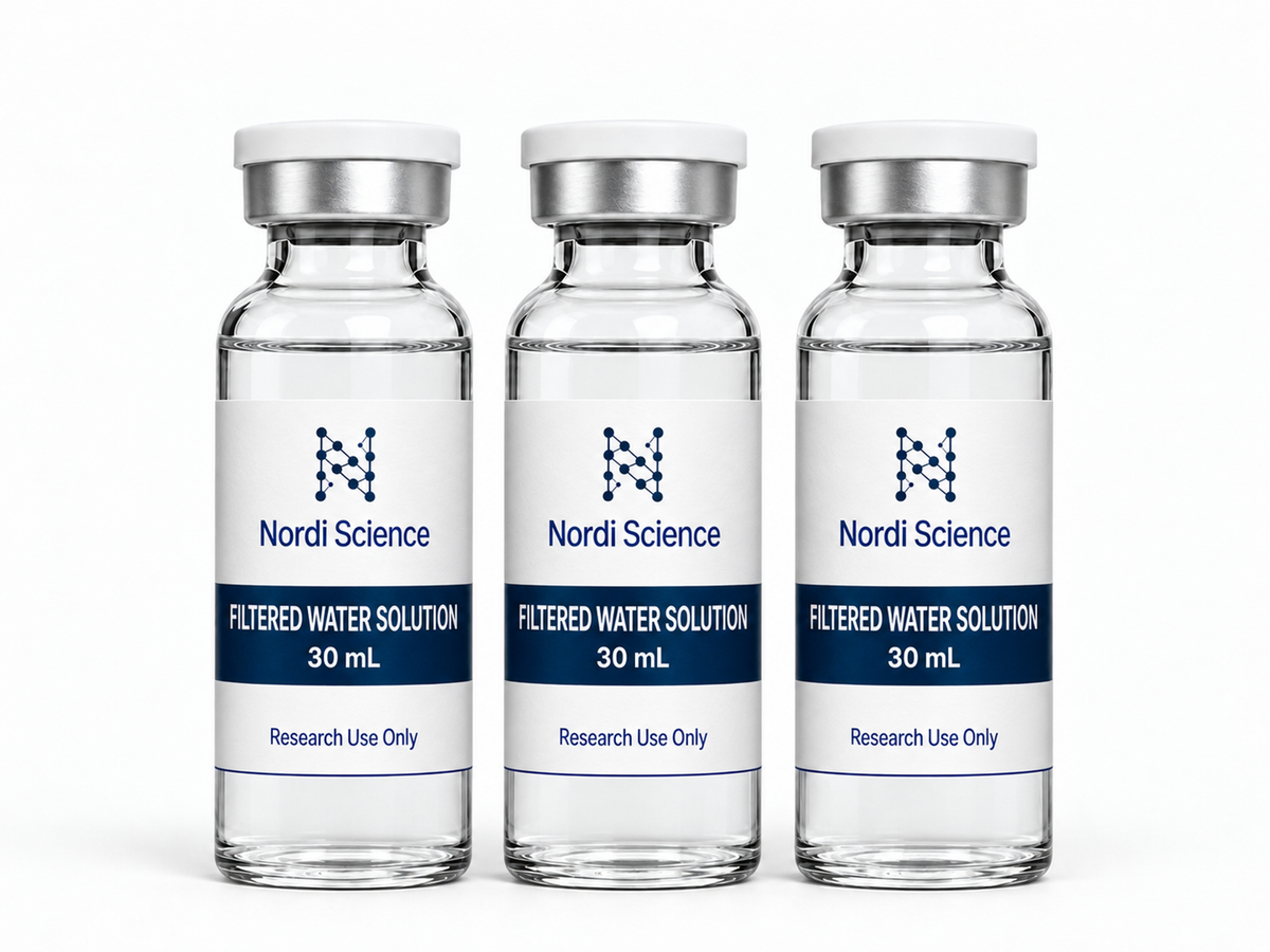 Nordi Science Premium Research Water, 30mL Bottles, Pack of 3, Research Use Only