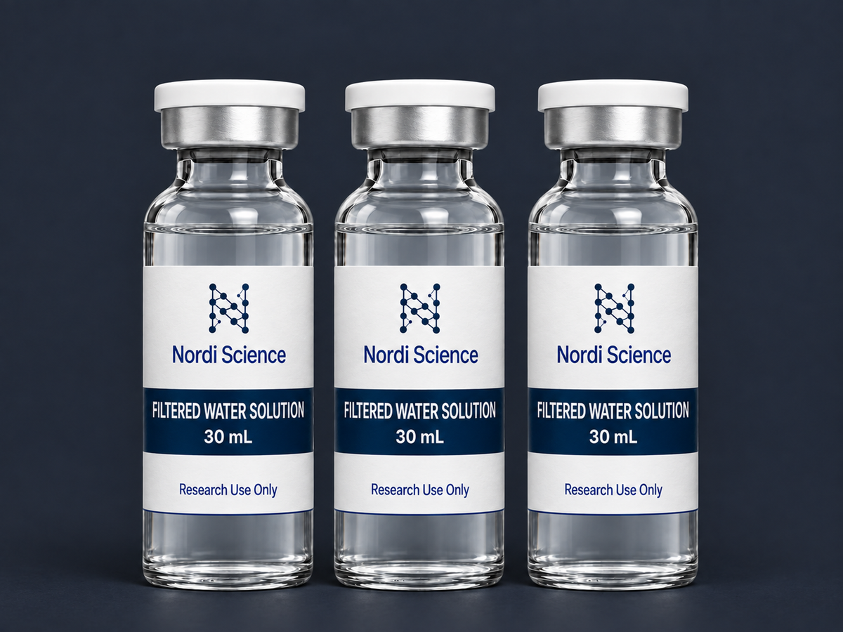 Nordi Science Premium Research Water, 30mL Bottles, Pack of 3, Research Use Only